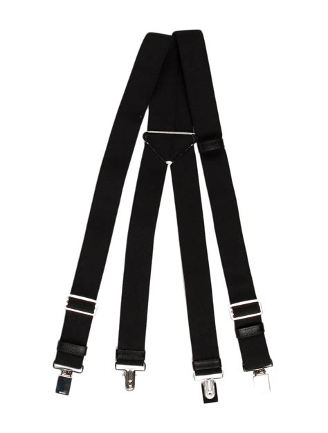 Prada Triangle Logo Suspenders 